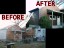 Before and after siding